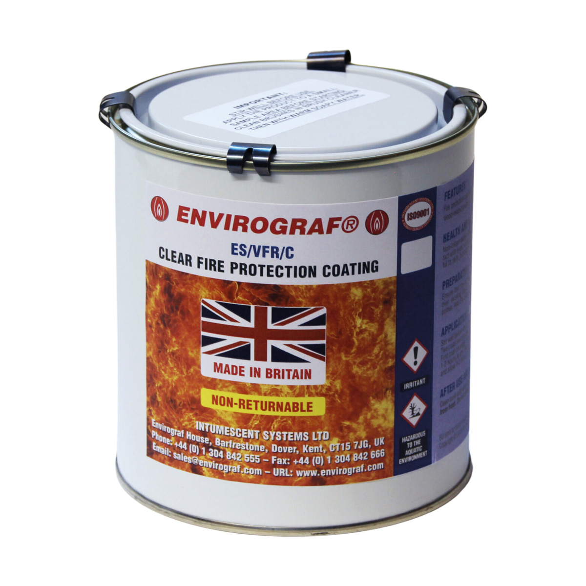 Envirograf ES/VFR/C Clear Fire Protection Coating FPS